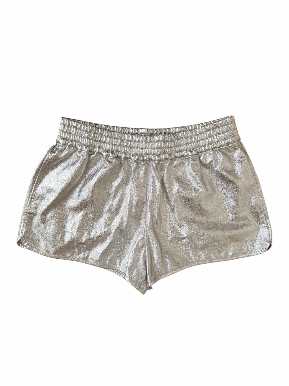 EXPRESS Vintage Silver Jogging Shorts . - Picture 3 of 8